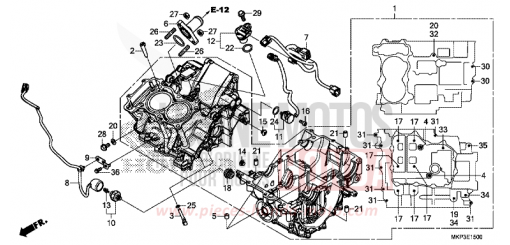 CARTER MOTEUR CBR500RAK de 2019